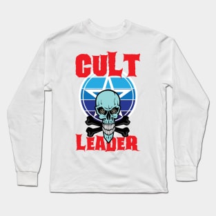 Cult leader in front of pentagram Long Sleeve T-Shirt